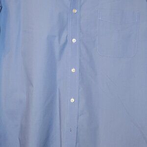 Land's End Dress Shirt Blue‎ Men's 16 1/2x32x33